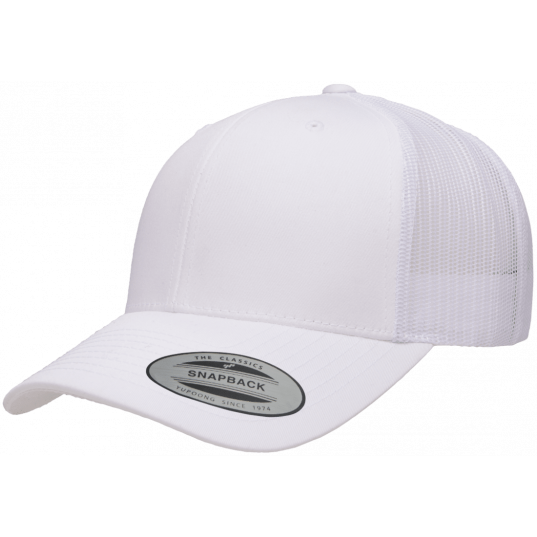 Кепка FlexFit 6606 Retro Trucker - White Кепка FlexFit 6606 Retro Trucker - White